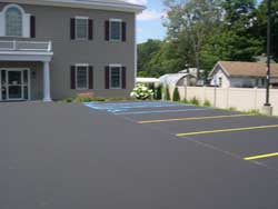 Commercial parking lot striping by Superior Line Striping